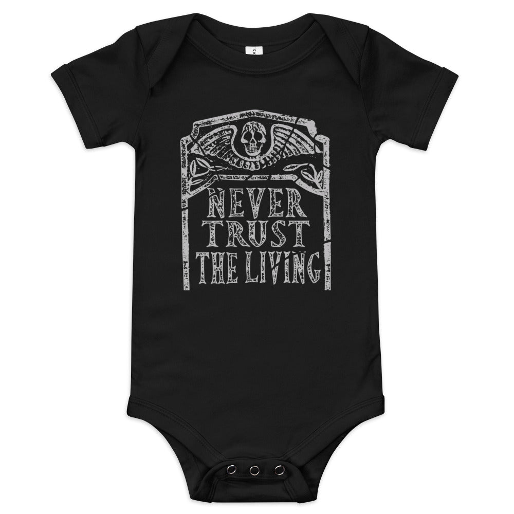 Never Trust The Living Kid's Onesie