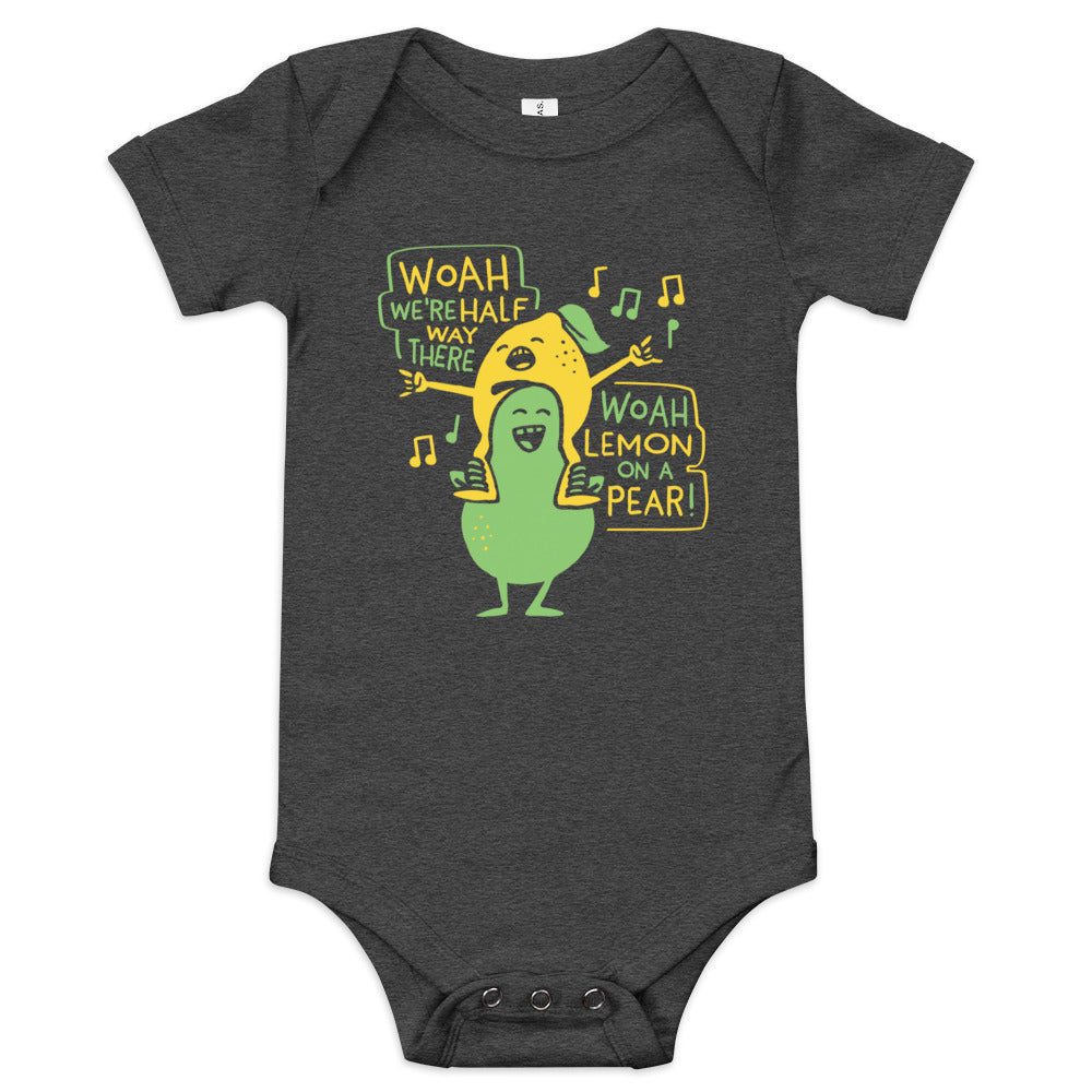 Lemon On A Pear Kid's Onesie