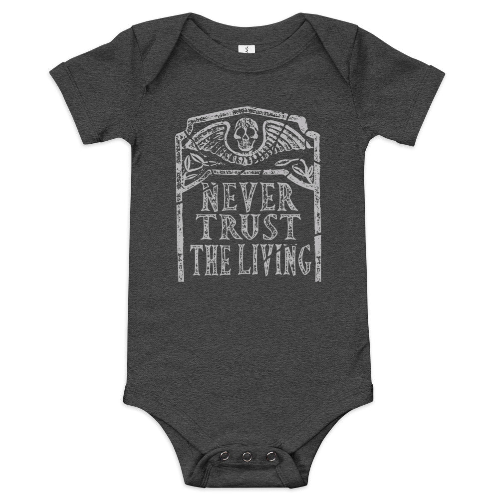 Never Trust The Living Kid's Onesie