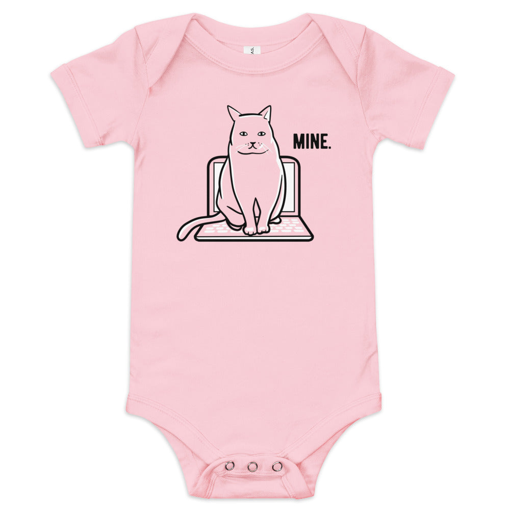 Mine Computer Cat Kid's Onesie
