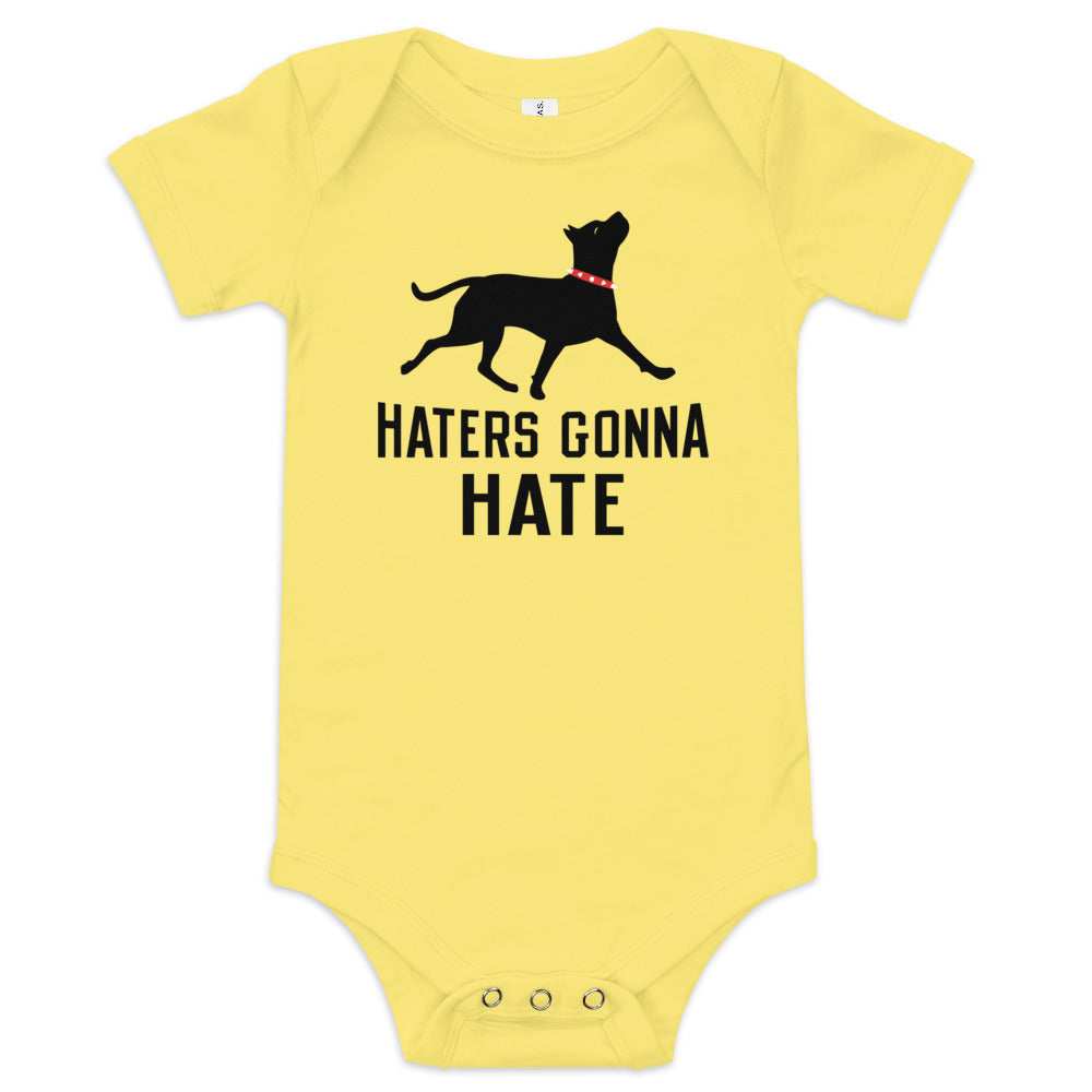 Haters Gonna Hate Pit Kid's Onesie
