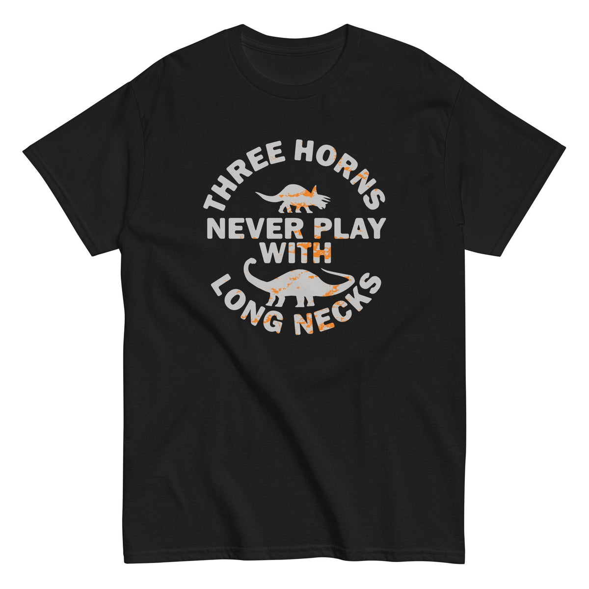 Three Horns Never Play With Long Necks Men's Classic Tee product image 2