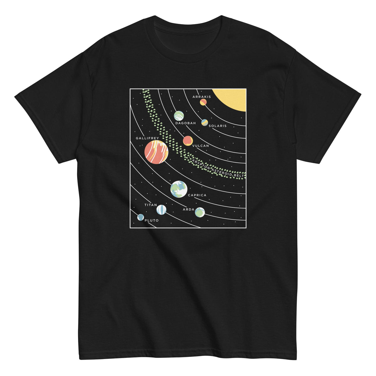 9 Planets Men's Classic Tee product image 3