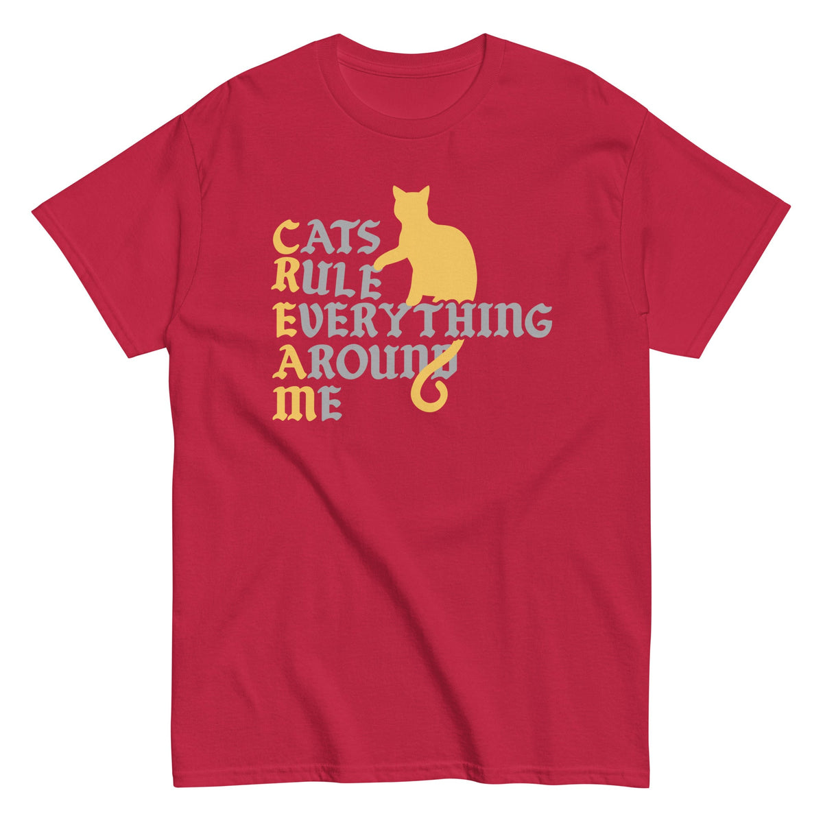 Cats Rule Everything Around Me Men's Classic Tee product image 3