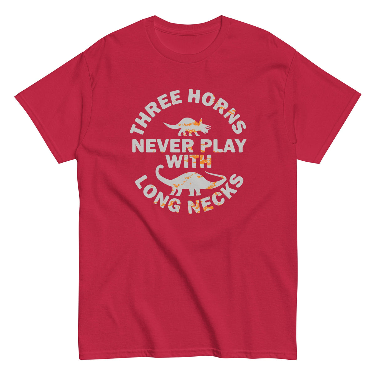 Three Horns Never Play With Long Necks Men's Classic Tee product image 6