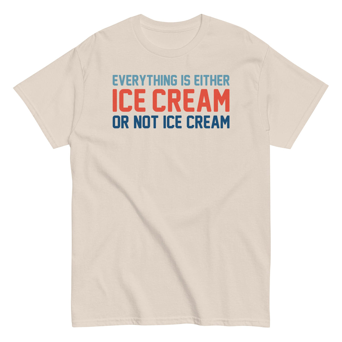 Everything Is Ice Cream Or Not Men's Classic Tee product image 3