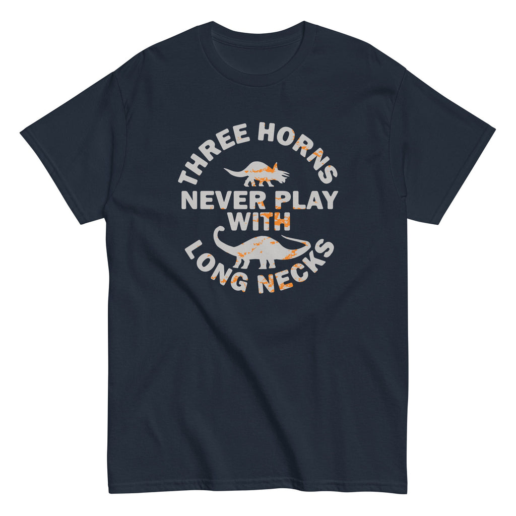 Three Horns Never Play With Long Necks Men's Classic Tee product image 4