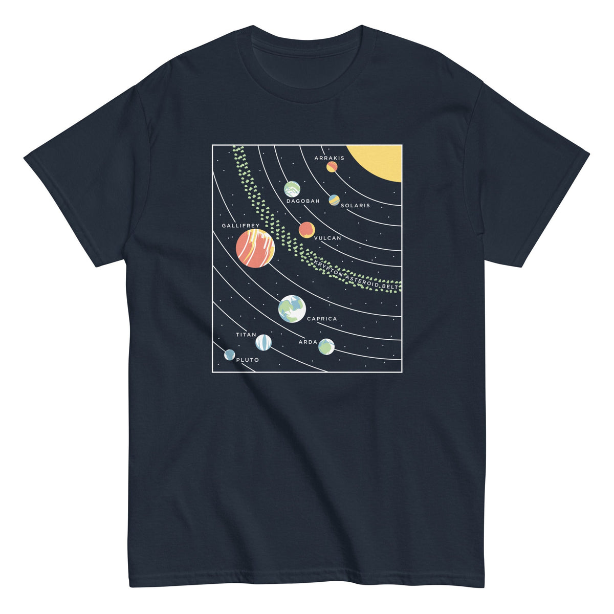 9 Planets Men's Classic Tee product image 1