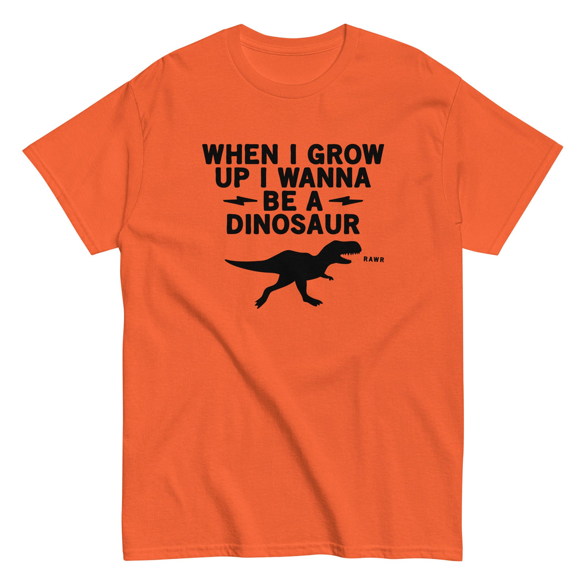 When I Grow Up I Wanna Be A Dinosaur Men's Classic Tee product image 6
