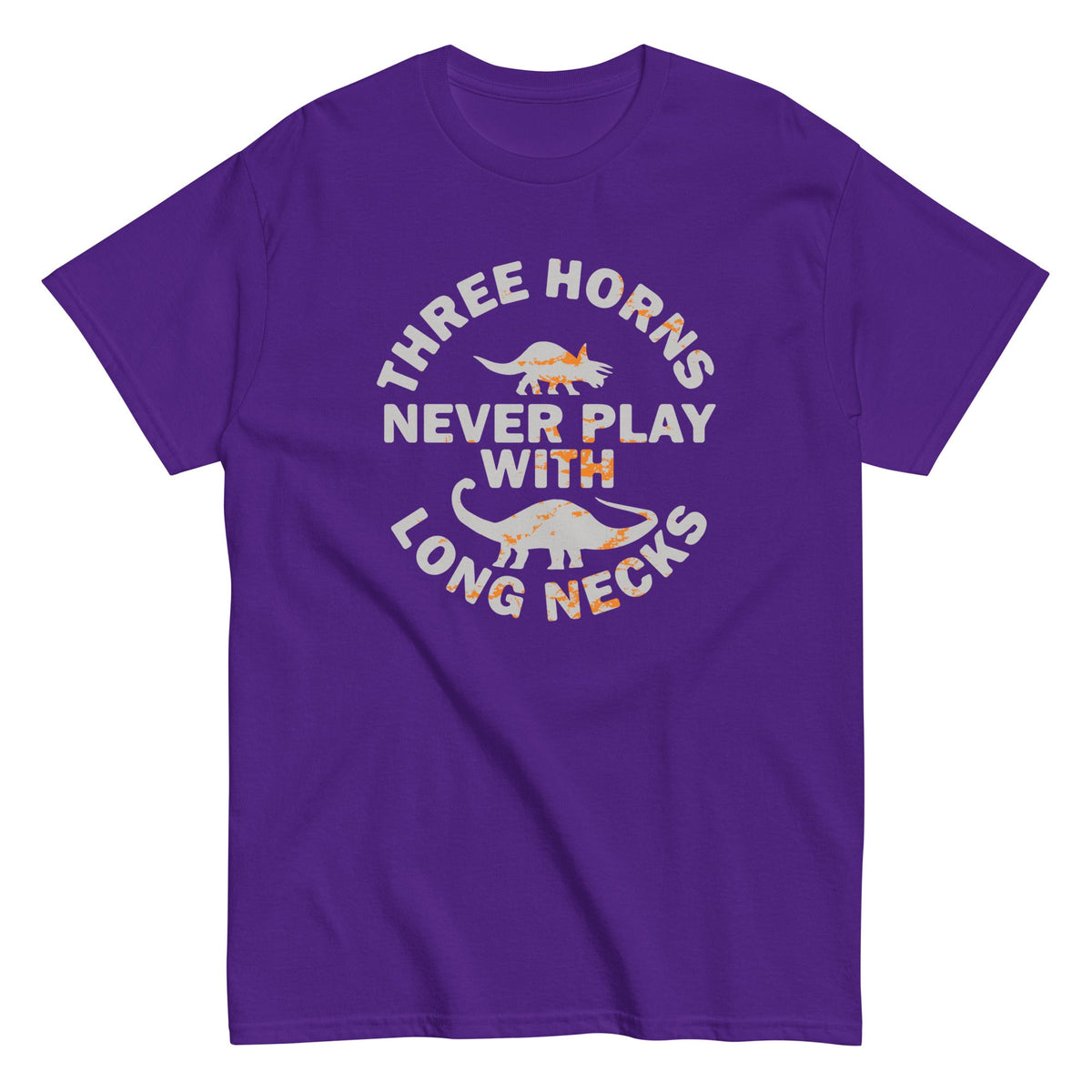 Three Horns Never Play With Long Necks Men's Classic Tee product image 5