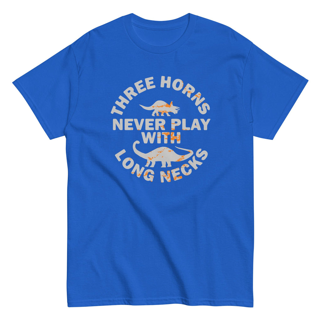 Three Horns Never Play With Long Necks Men's Classic Tee product image 7