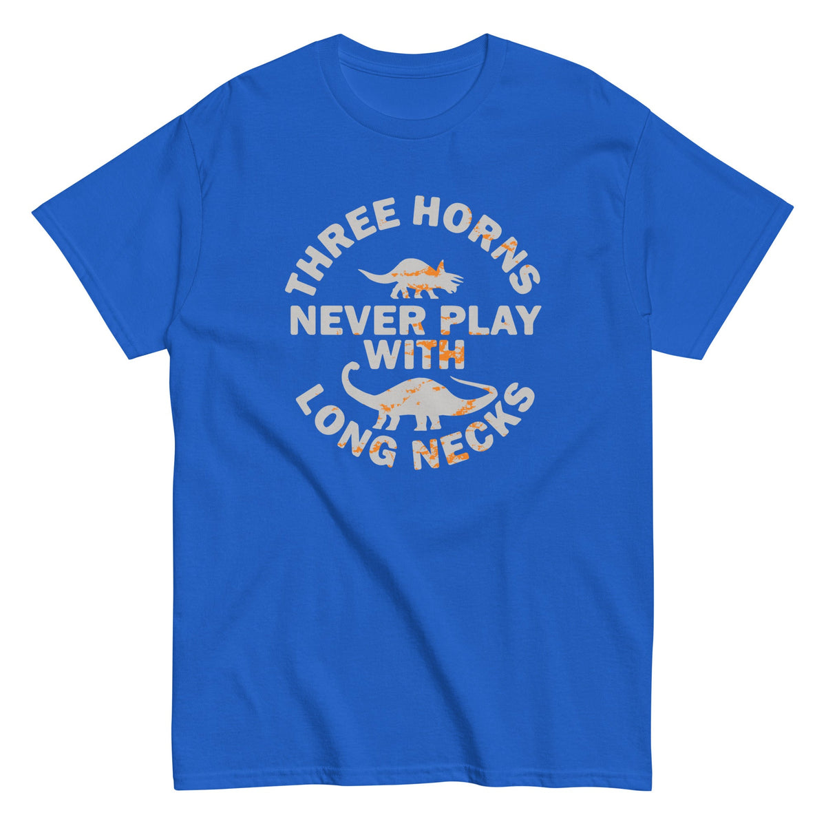 Three Horns Never Play With Long Necks Men's Classic Tee product image 7