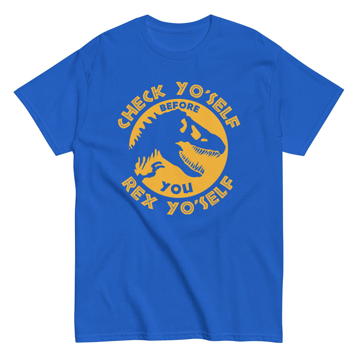 Check Yo'Self Before You Rex Men's Classic Tee product image 4