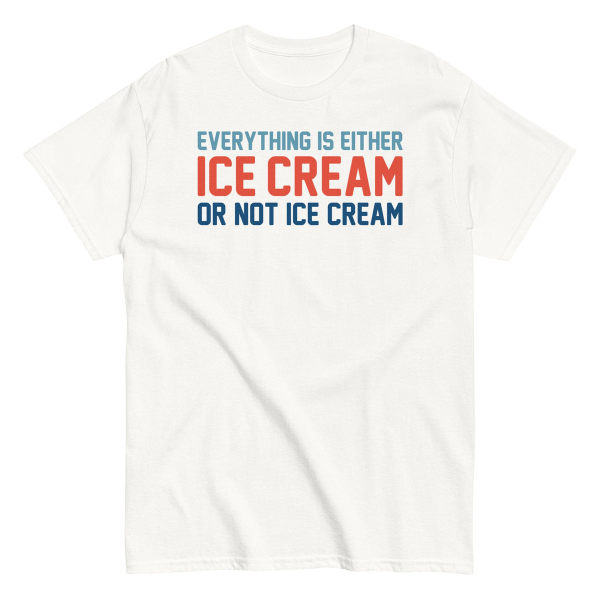 Everything Is Ice Cream Or Not Men's Classic Tee product image 4