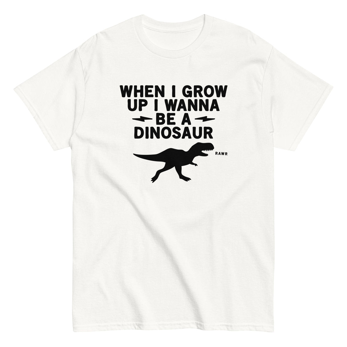 When I Grow Up I Wanna Be A Dinosaur Men's Classic Tee product image 7