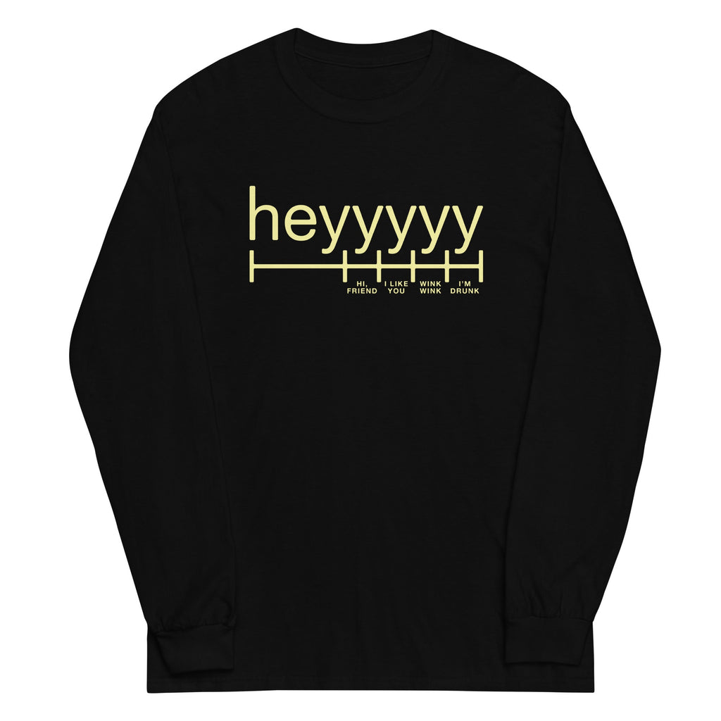Heyyyyy Unisex Long Sleeve Tee product image 2