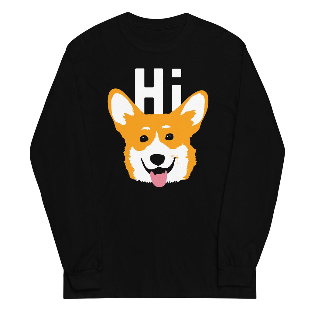Hi Corgi Unisex Long Sleeve Tee product image 2