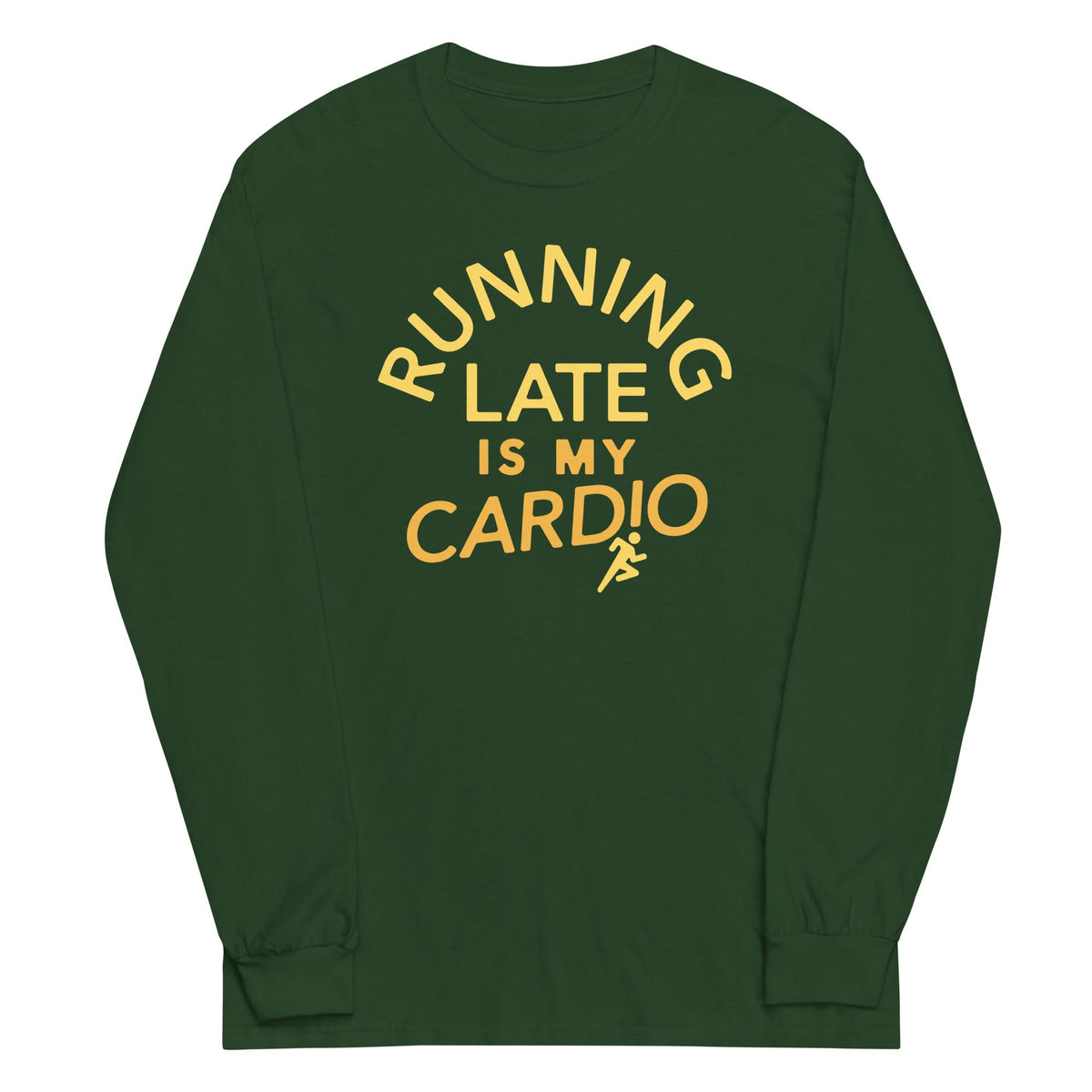 Running Late Is My Cardio Unisex Long Sleeve Tee product image 3