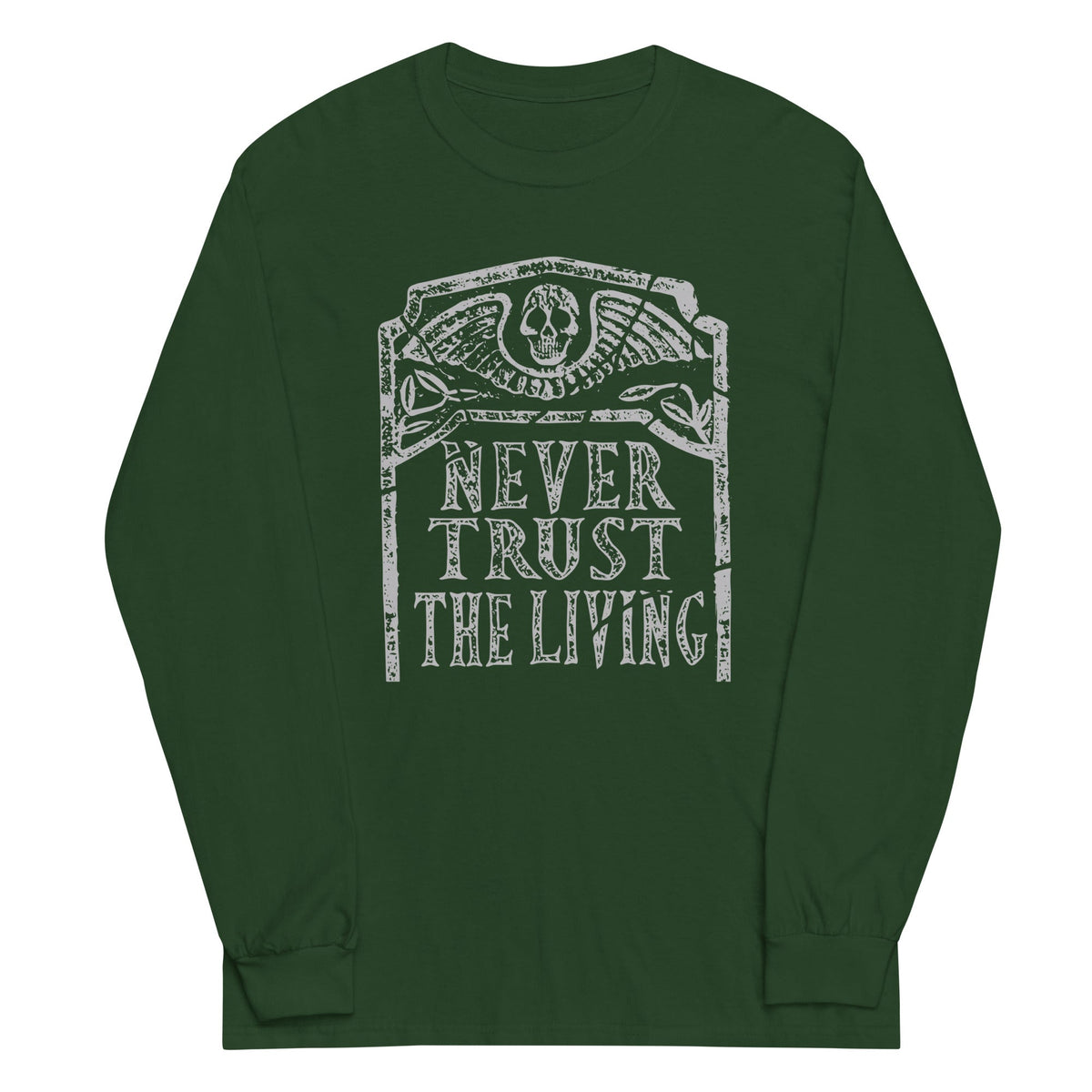 Never Trust The Living Unisex Long Sleeve Tee product image 3