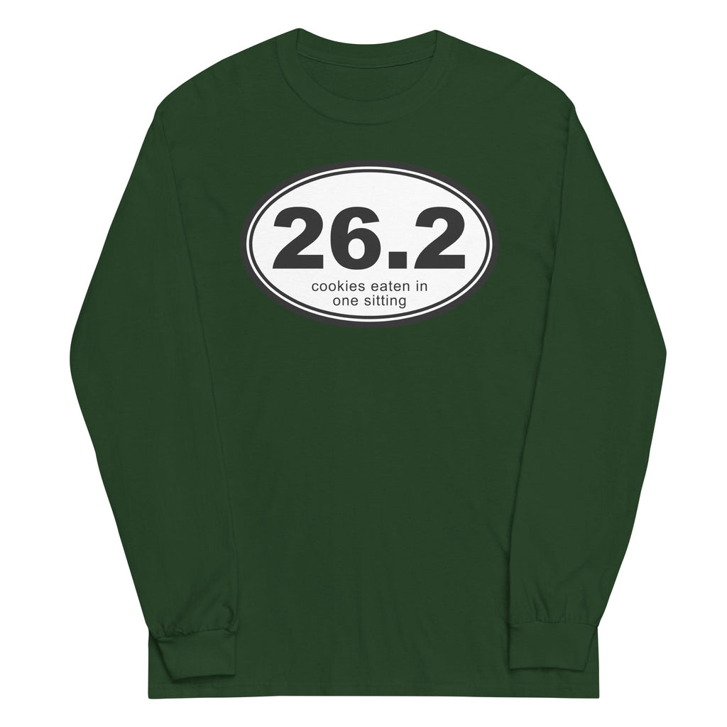 26.2 Cookies Eaten In One Sitting Unisex Long Sleeve Tee product image 1