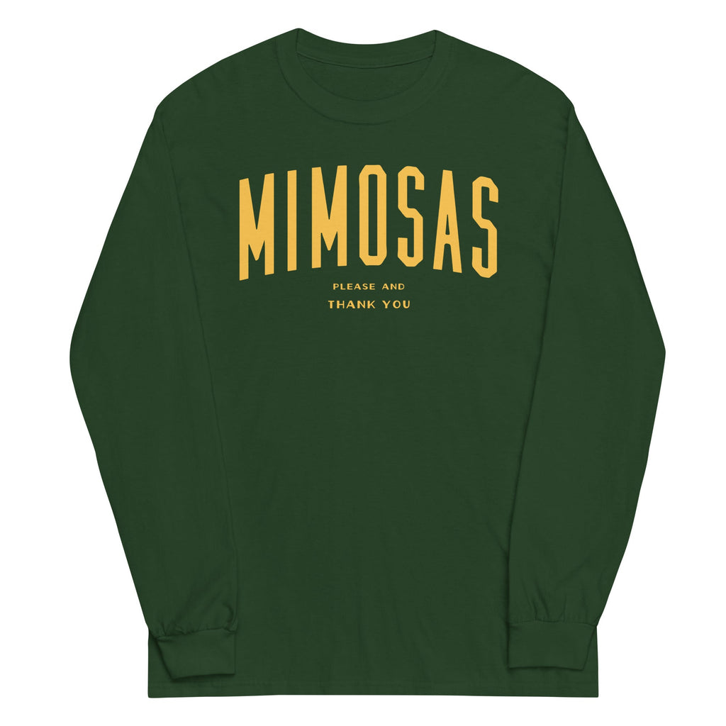 Mimosas Please And Thank You Unisex Long Sleeve Tee product image 4