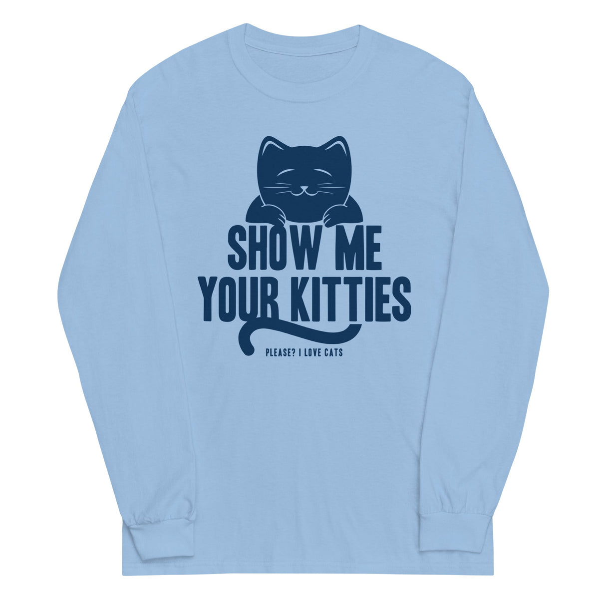 Show Me Your Kitties Unisex Long Sleeve Tee product image 2