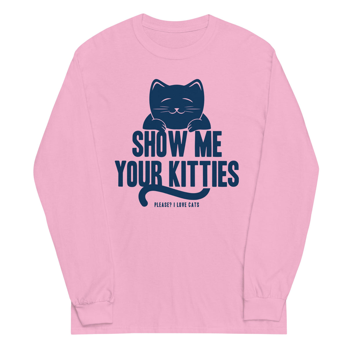 Show Me Your Kitties Unisex Long Sleeve Tee product image 4