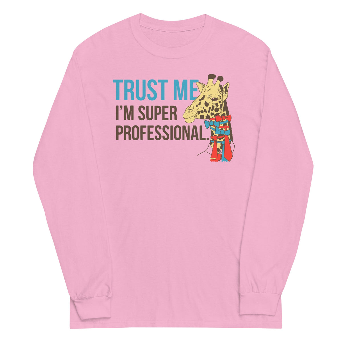 Trust Me I'm Super Professional Unisex Long Sleeve Tee product image 4