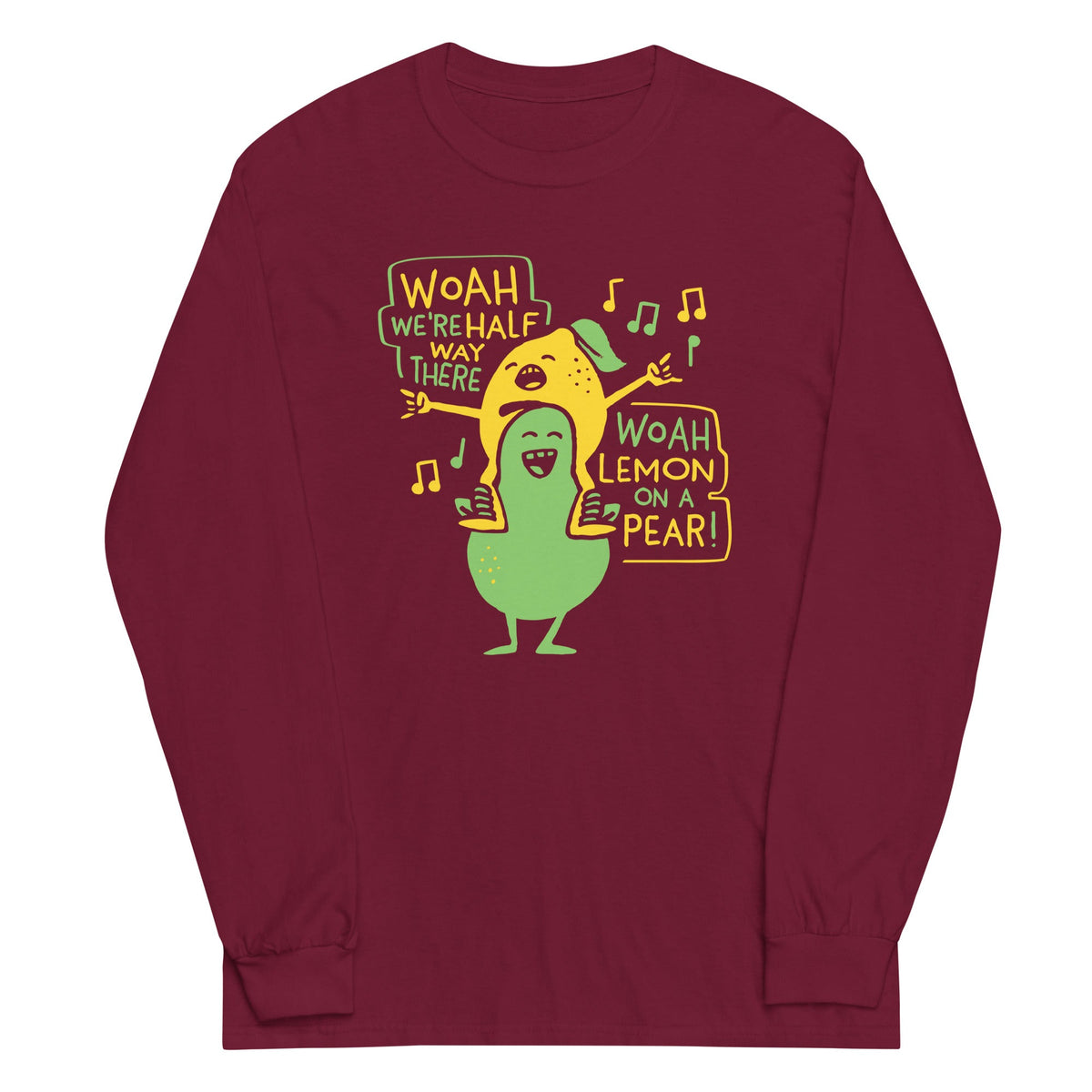 Lemon On A Pear Unisex Long Sleeve Tee product image 3