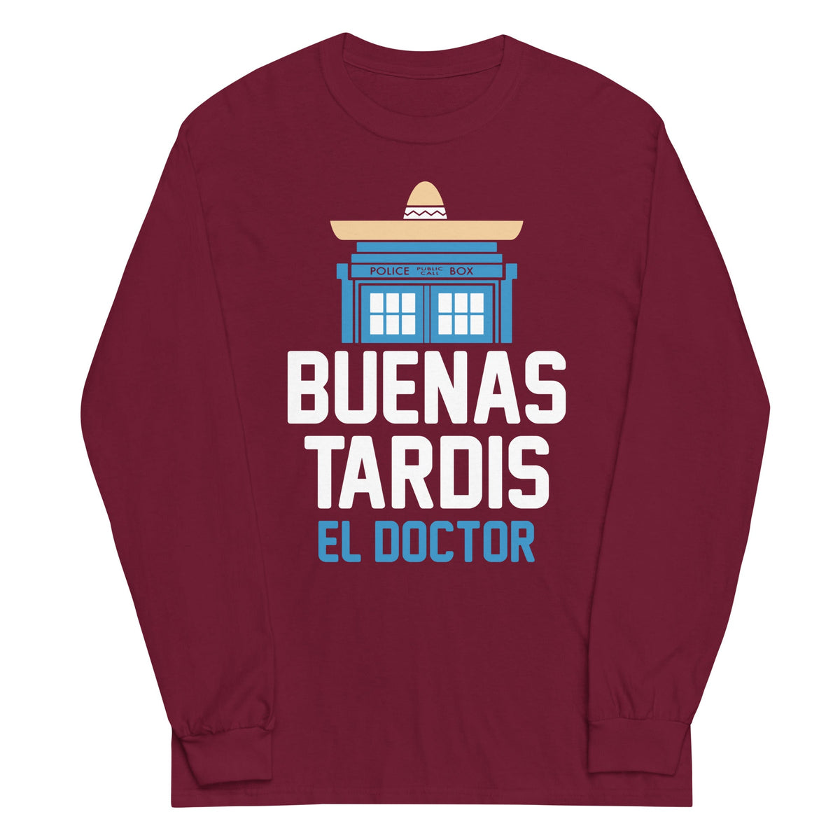 Buenas Tardis Unisex Long Sleeve Tee product image 3