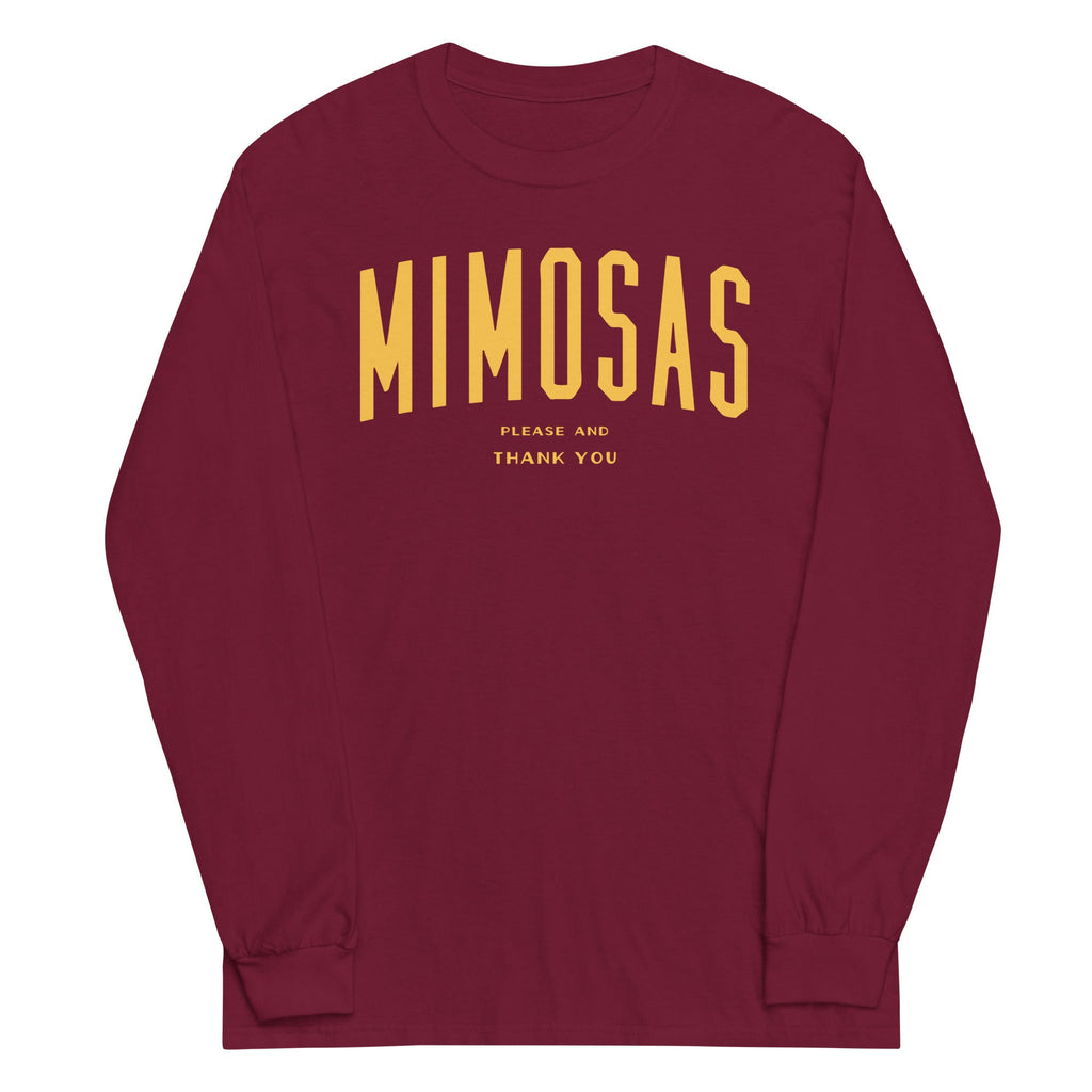 Mimosas Please And Thank You Unisex Long Sleeve Tee product image 3