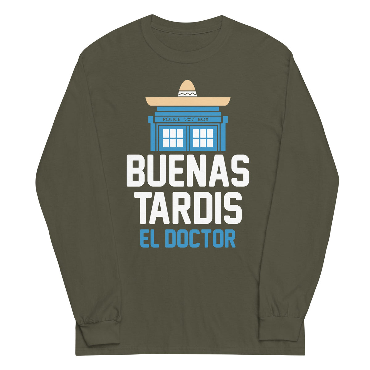 Buenas Tardis Unisex Long Sleeve Tee product image 4