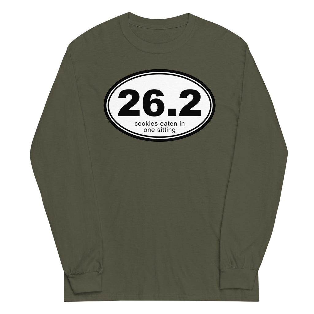26.2 Cookies Eaten In One Sitting Unisex Long Sleeve Tee product image 4