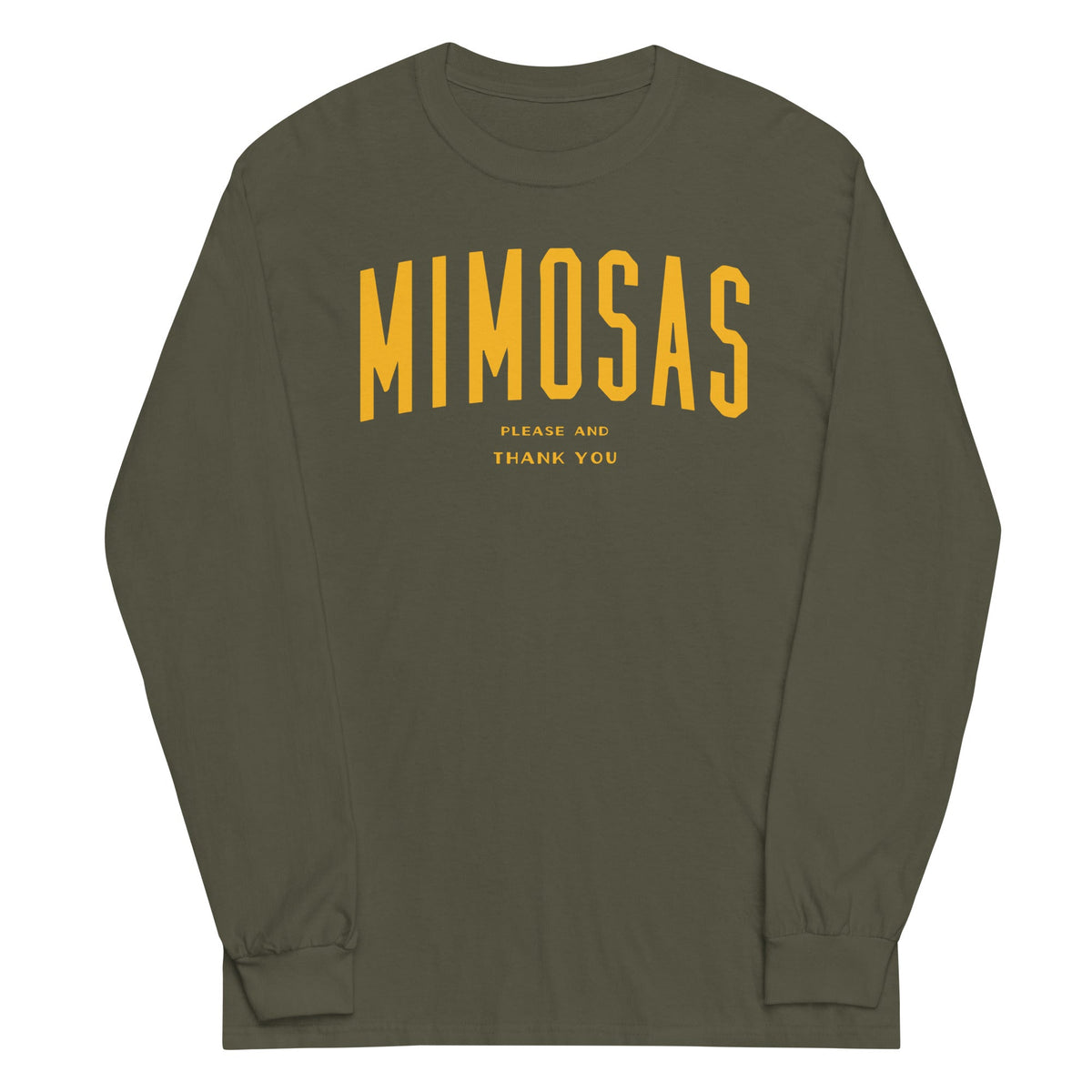Mimosas Please And Thank You Unisex Long Sleeve Tee product image 5