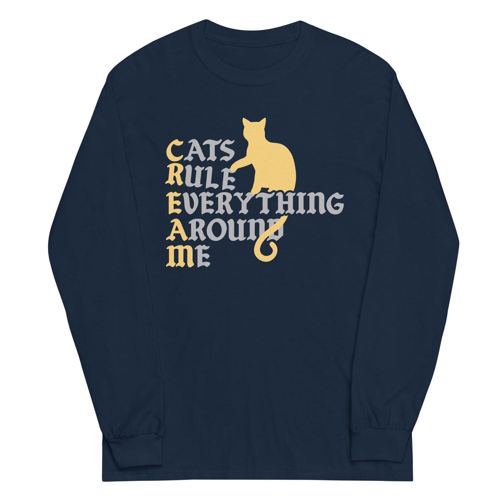 Cats Rule Everything Around Me Unisex Long Sleeve Tee product image 2