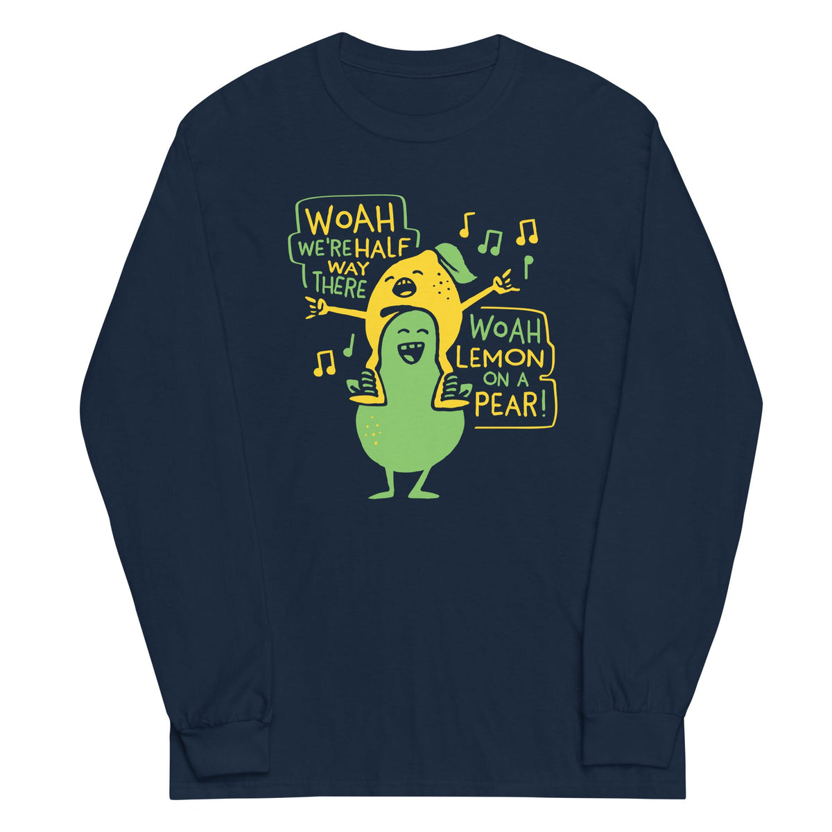 Lemon On A Pear Unisex Long Sleeve Tee product image 1