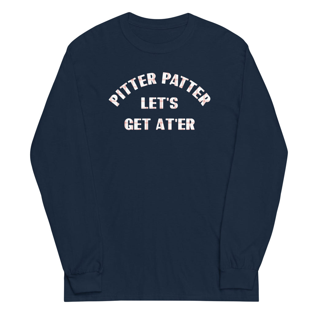 Pitter Patter Let's Get At'er Unisex Long Sleeve Tee product image 1