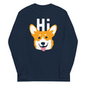 Hi Corgi Unisex Long Sleeve Tee product image 1
