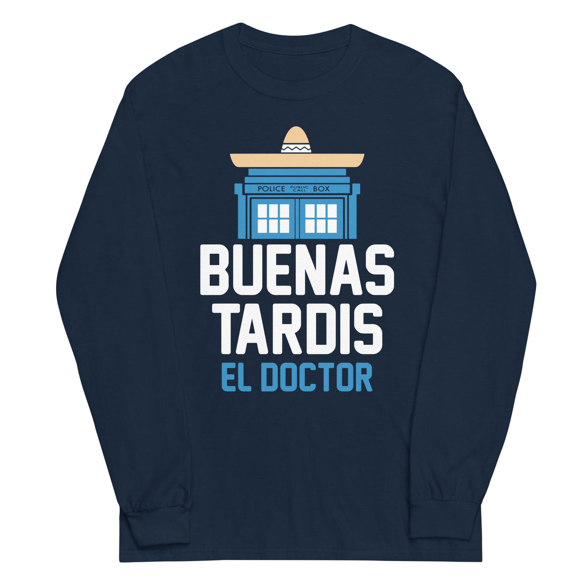 Buenas Tardis Unisex Long Sleeve Tee product image 1
