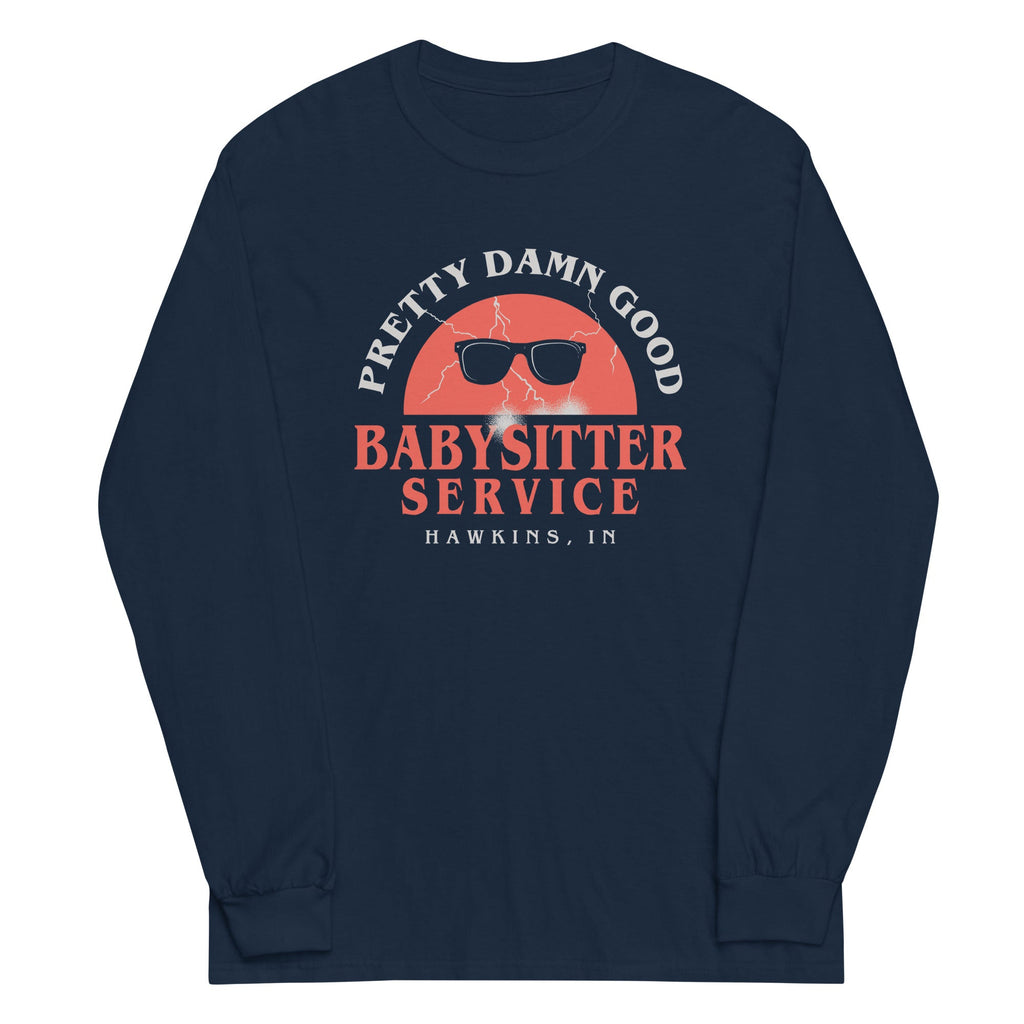 Pretty Damn Good Babysitter Service Unisex Long Sleeve Tee product image 2