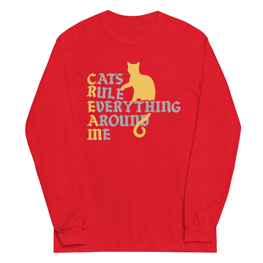 Cats Rule Everything Around Me Unisex Long Sleeve Tee product image 5