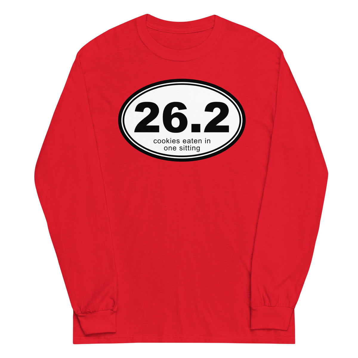 26.2 Cookies Eaten In One Sitting Unisex Long Sleeve Tee product image 2