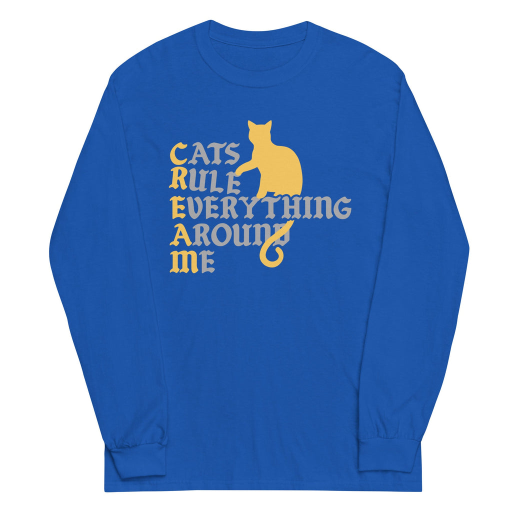 Cats Rule Everything Around Me Unisex Long Sleeve Tee product image 6