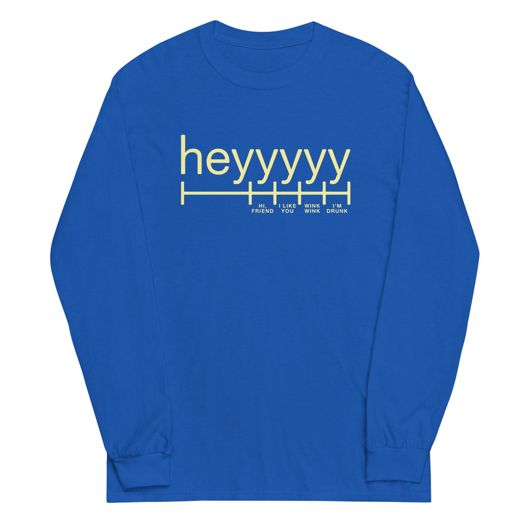 Heyyyyy Unisex Long Sleeve Tee product image 6