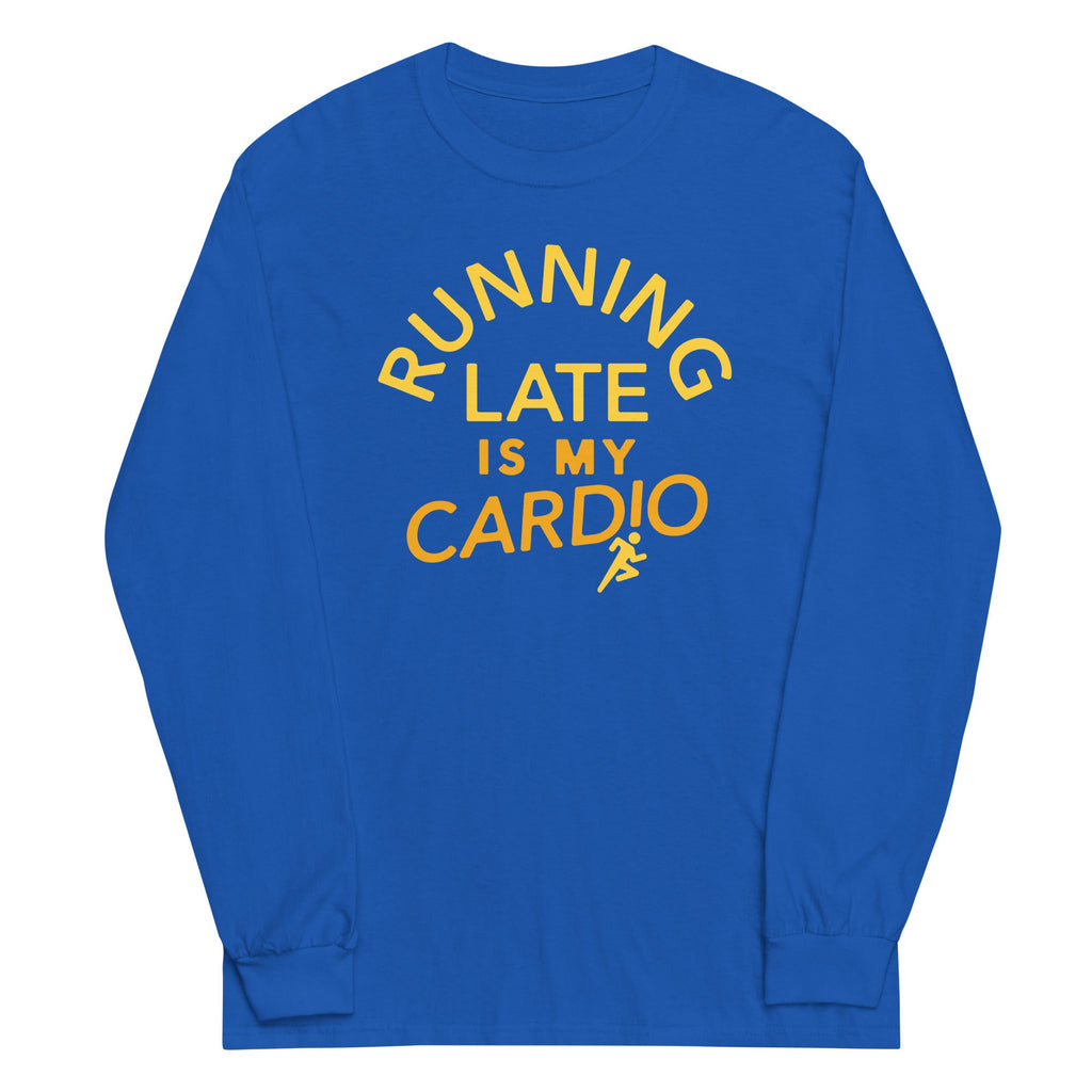 Running Late Is My Cardio Unisex Long Sleeve Tee product image 4