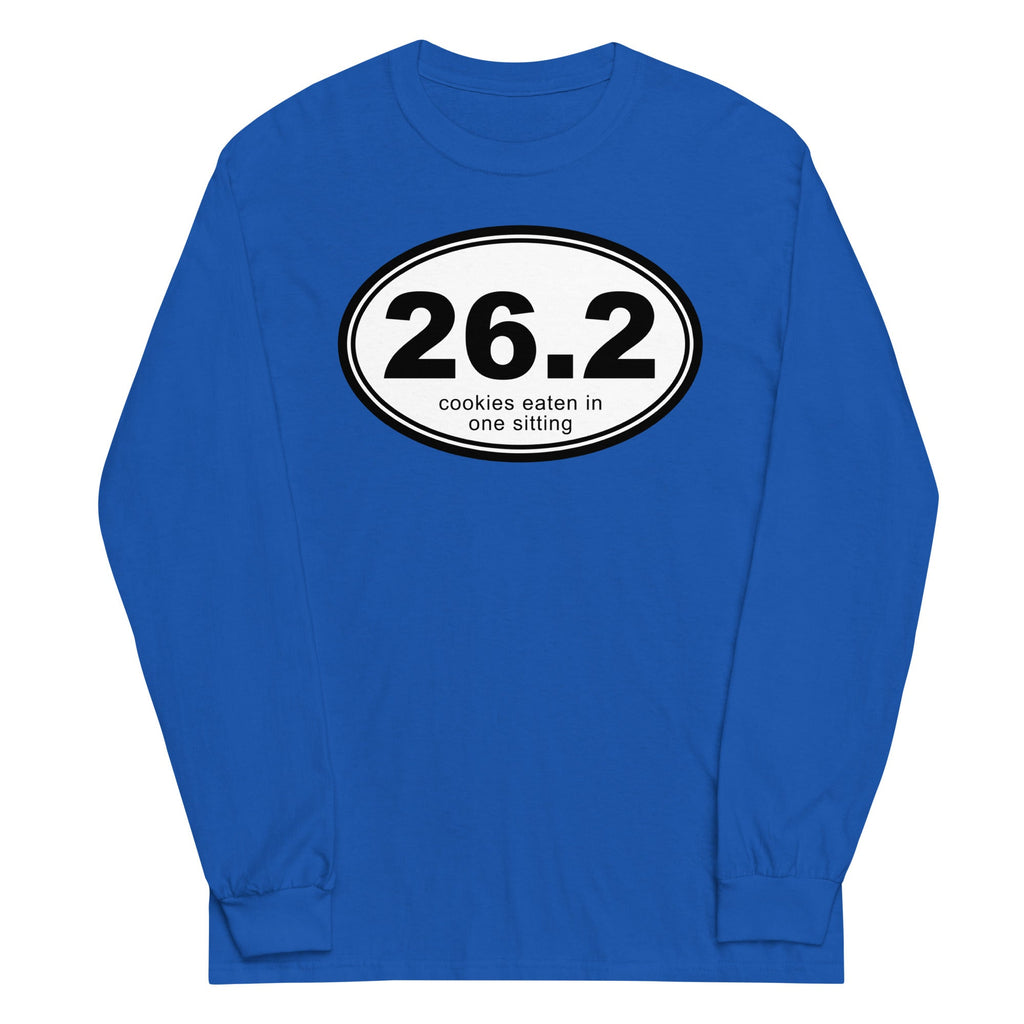 26.2 Cookies Eaten In One Sitting Unisex Long Sleeve Tee product image 3