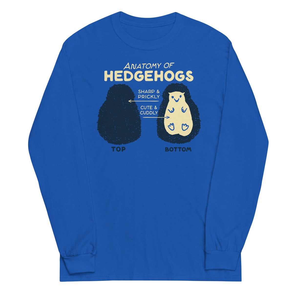 Anatomy Of Hedgehogs Unisex Long Sleeve Tee product image 1
