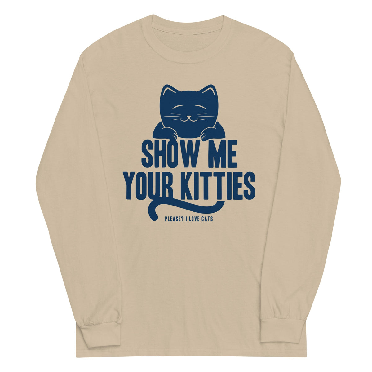Show Me Your Kitties Unisex Long Sleeve Tee product image 3