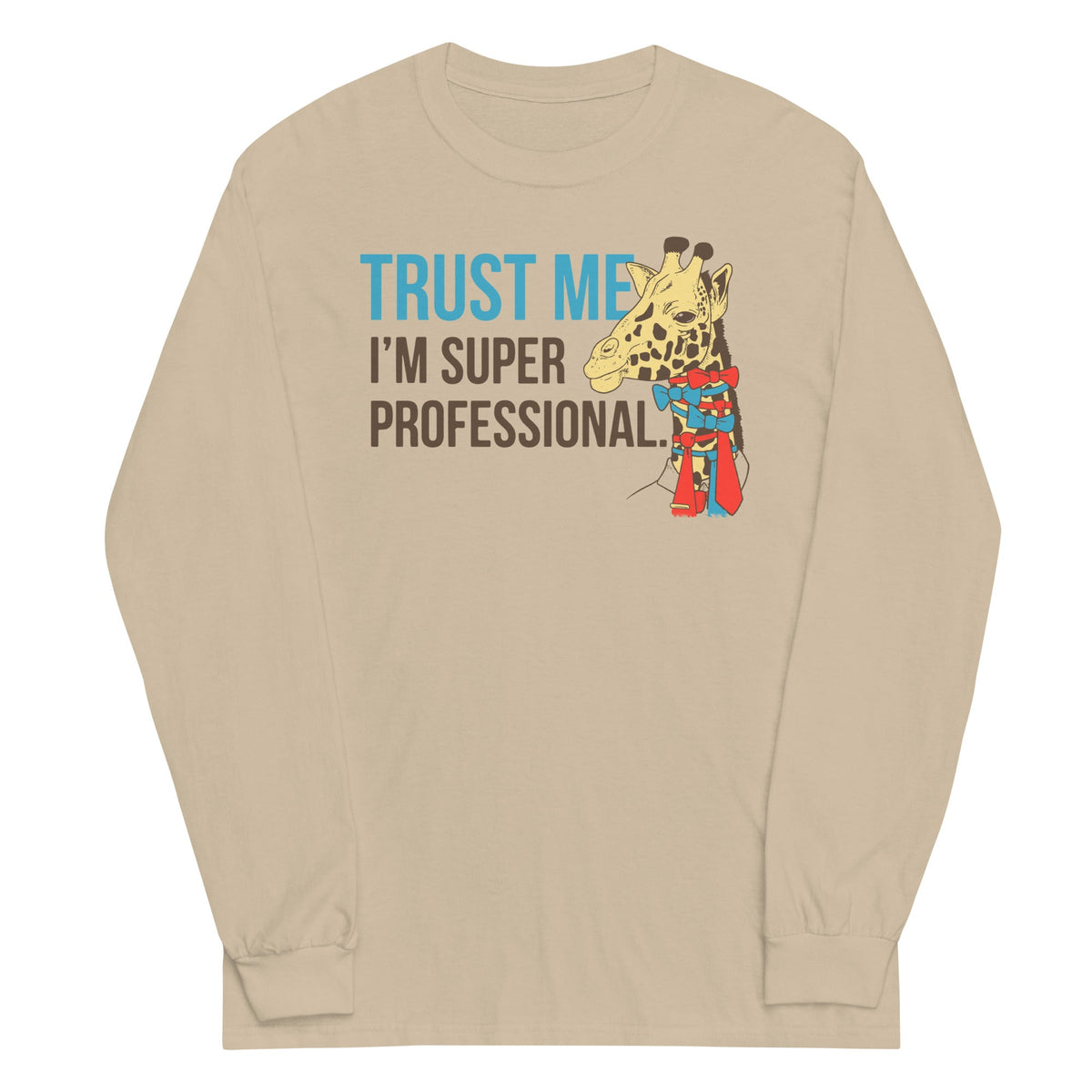 Trust Me I'm Super Professional Unisex Long Sleeve Tee product image 3