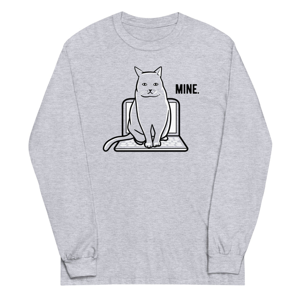 Mine Computer Cat Unisex Long Sleeve Tee product image 1